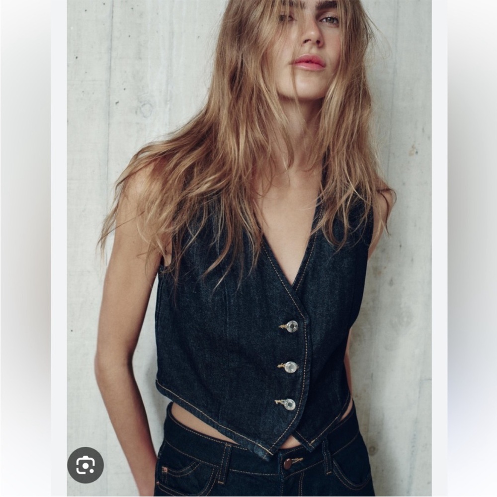 Zara Denim Vest
